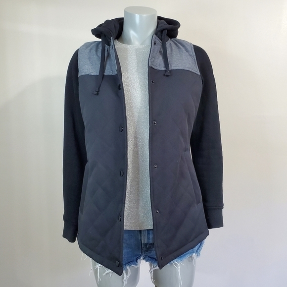 686 Autumn Insulated DWR Coated Hooded Fitted Quilt Jacket Size XS - Picture 2 of 15